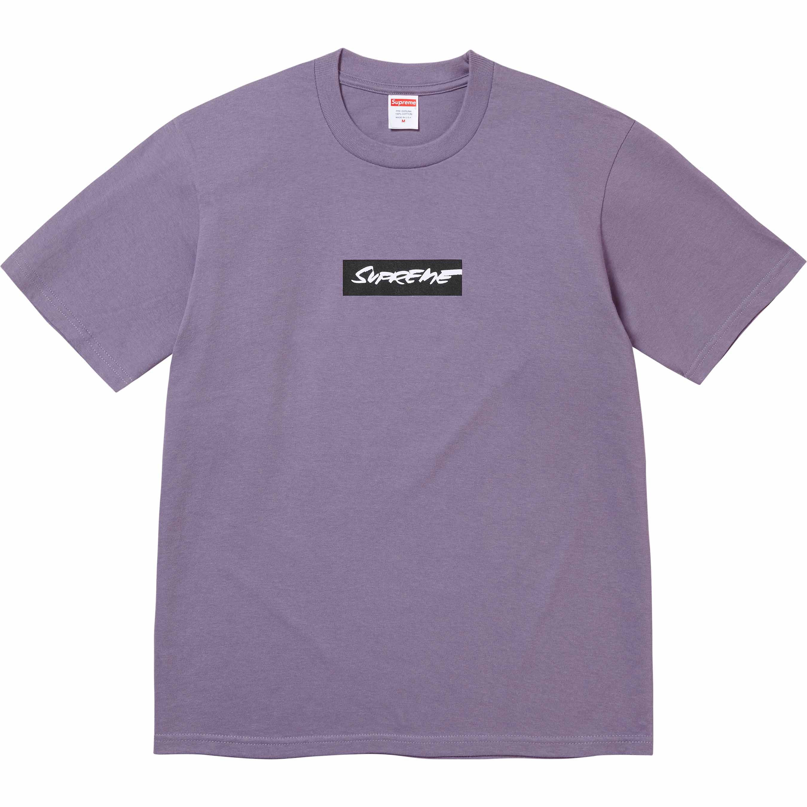 image of Futura Box Logo Tee in Dusty Purple, Men's (Size Small)