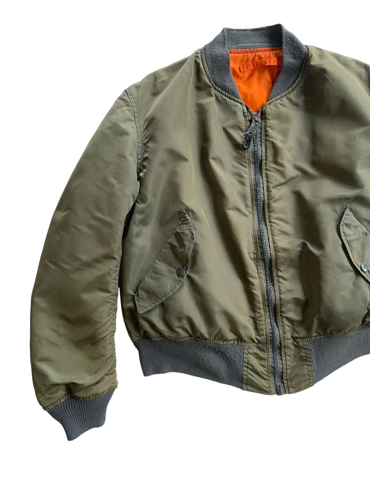 Alpha Industries Vintage Alpha Industries MA-1 Bomber Jacket Size US XL / EU 56 / 4 - 5 Thumbnail