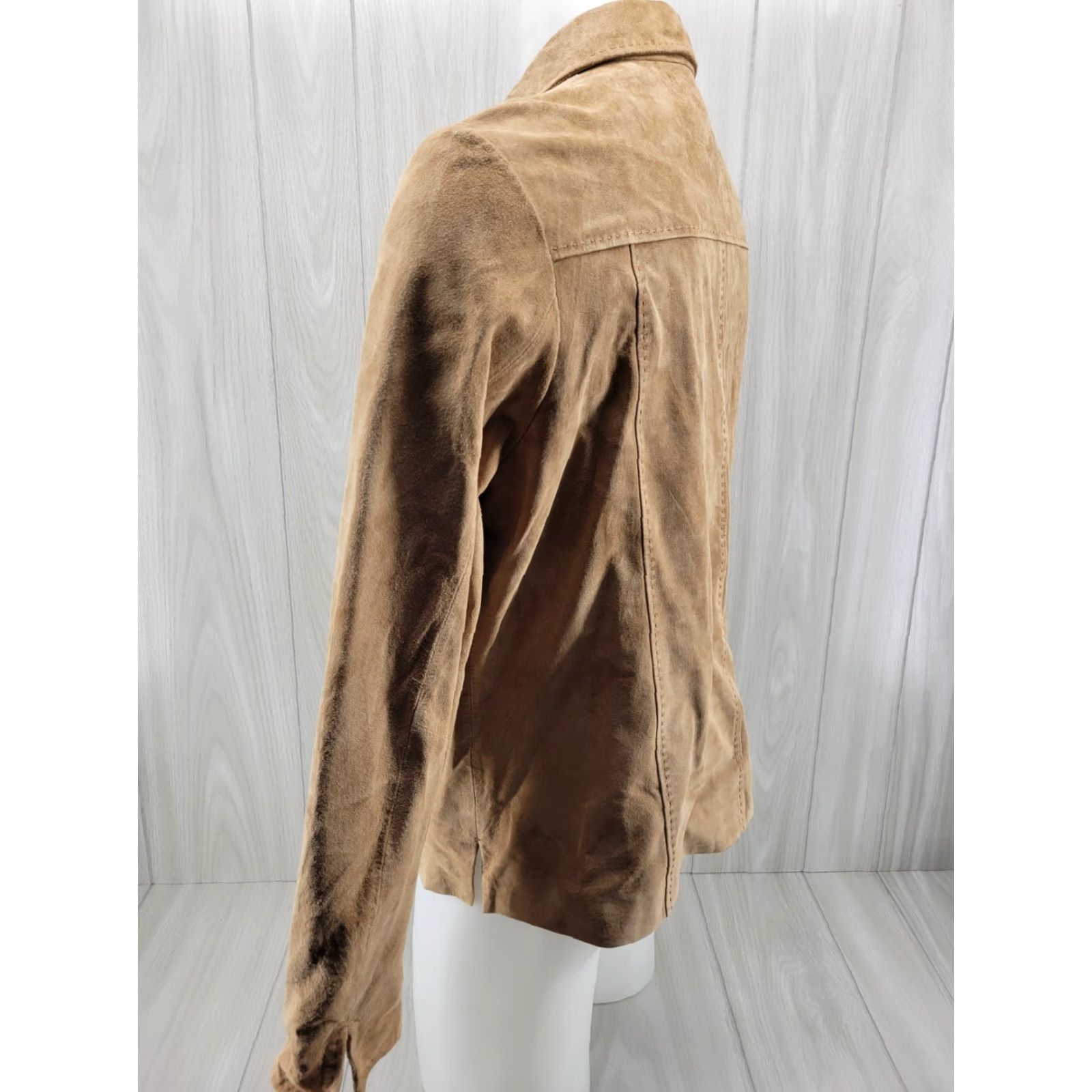 Pendleton VINTAGE Pendleton Womens Leather Jacket Tan Lined Lightweight Sz XL Size XL / US 12-14 / IT 48-50 - 7 Thumbnail
