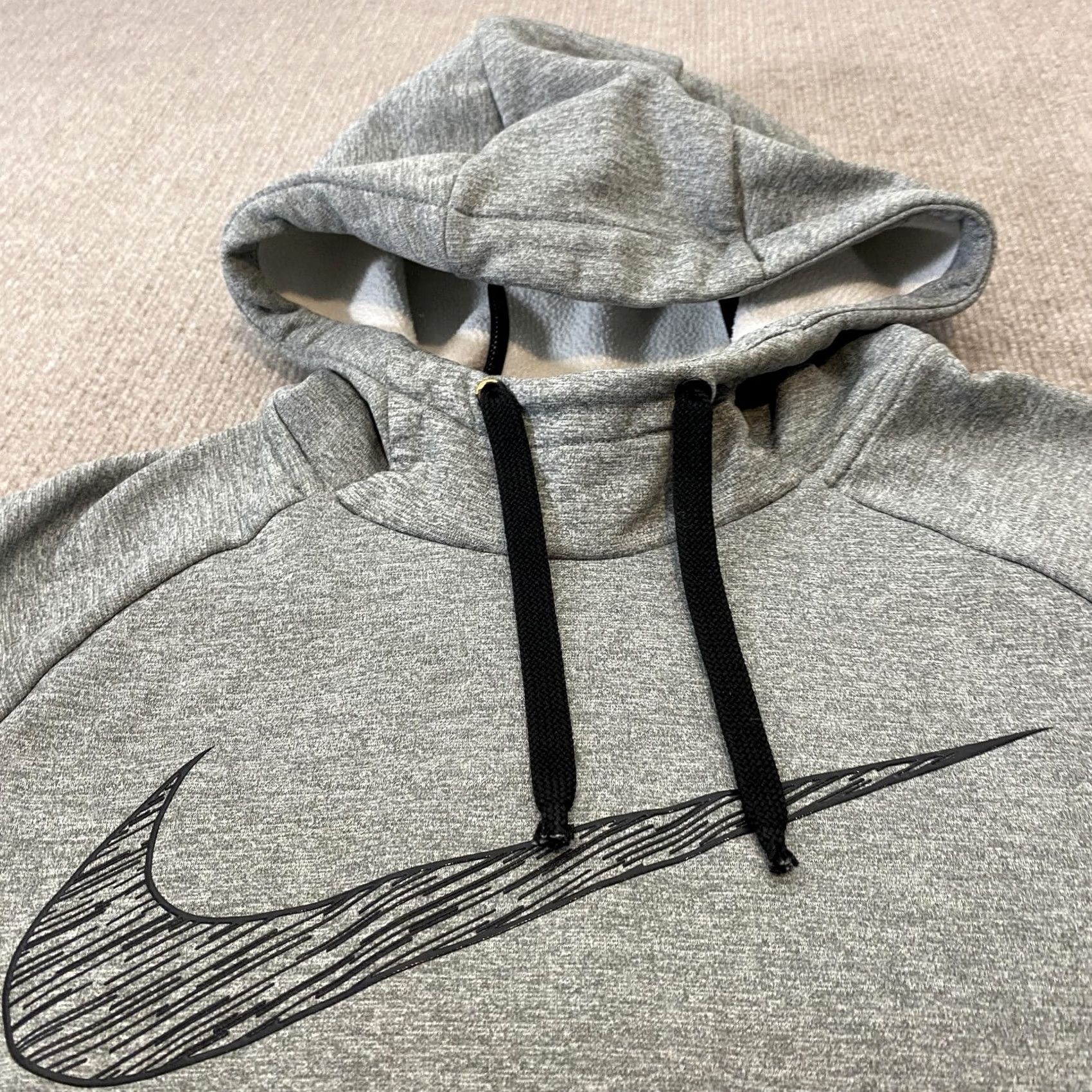 Nike Nike Hoodie Mens Medium Gray Dri-Fit Pullover Fleece Swoosh Logo 931994-063 Size US M / EU 48-50 / 2 - 2 Thumbnail