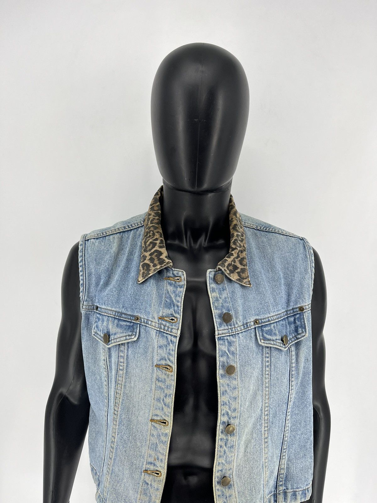 John Baner × Vintage John Baner Avant Garde Japanese Brand Denim Jacket Size US M / EU 48-50 / 2 - 5 Thumbnail