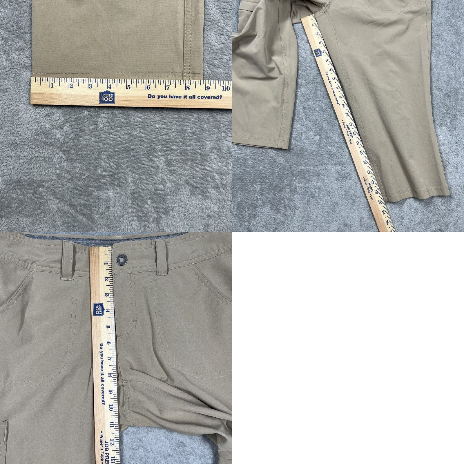 The North Face The North Face Capri Pants Womens Size 6 32x20 Polyester Stretch Khaki Tan Hiking Capri Outdoor Regular Womens Size 28" / US 6 / IT 42 - 10 Thumbnail