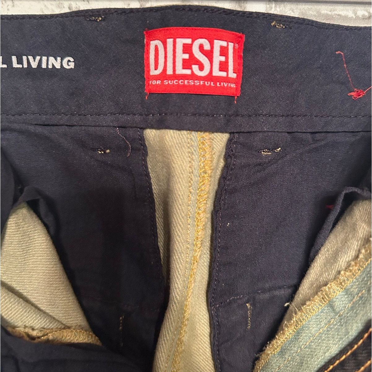 Diesel D-Chino-Work Straight Relaxed Jeans 0jgas size 29 Dusty Blue Size US 29 - 8 Thumbnail