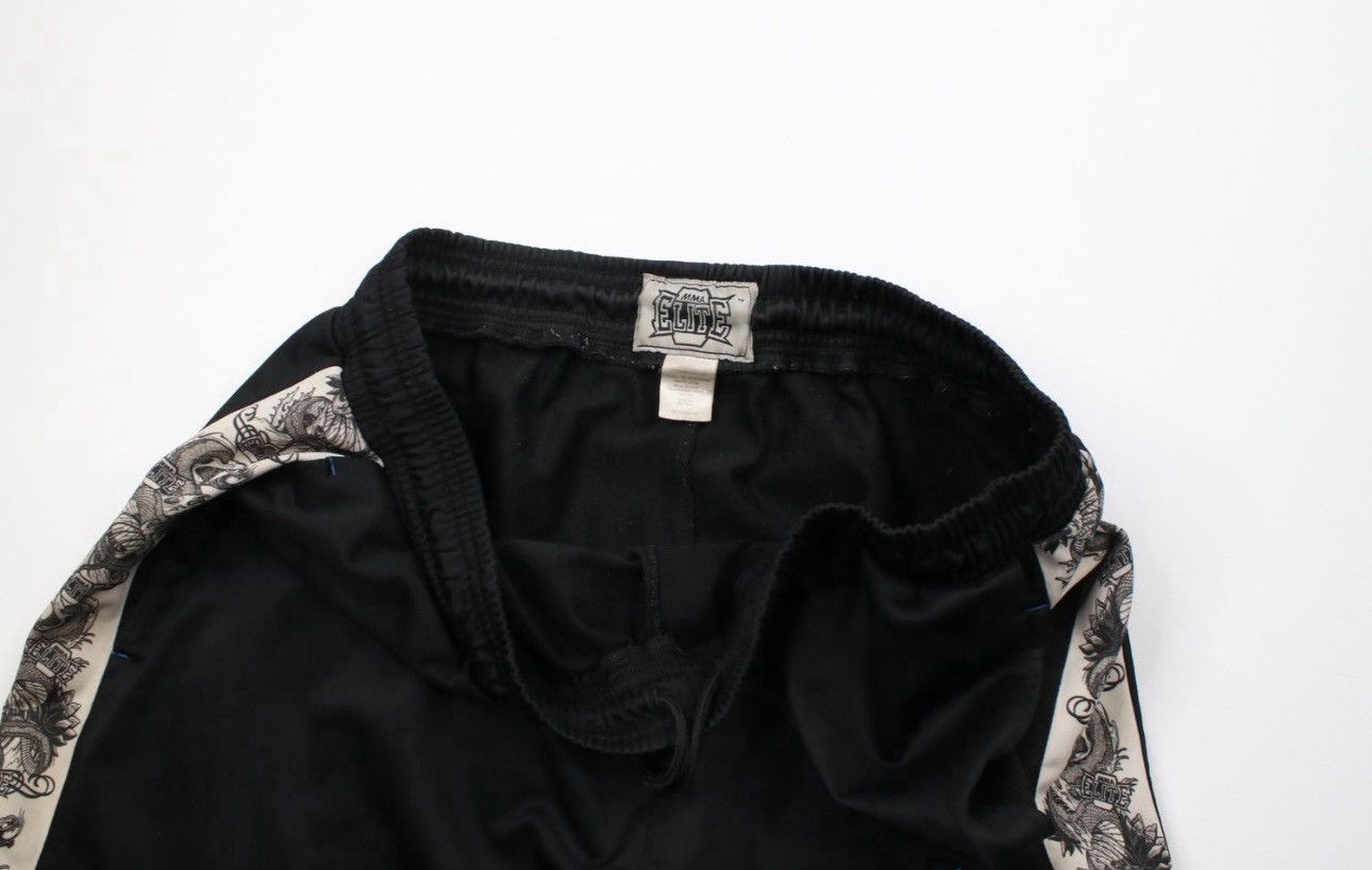 Vintage Vintage MMA Elite Spell Out Dragon Wide Leg Sweatpants Black Size US 38 / EU 54 - 9 Thumbnail