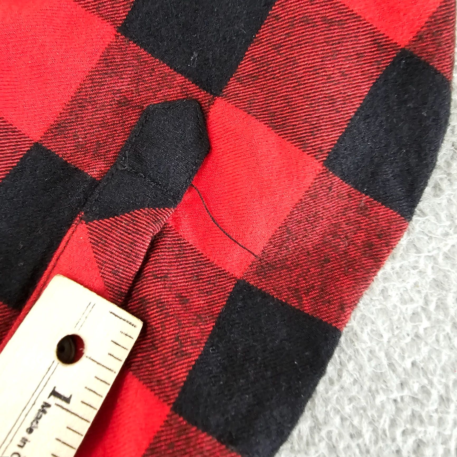 J.Crew J. Crew Sweater Womens XS Red Plaid 1/2 Button Pullover Shacket Pockets Buttoned Collar Knit Crew Cardigan Everyday Casual Workwear Fall Winter Size XS / US 0-2 / IT 36-38 - 6 Thumbnail