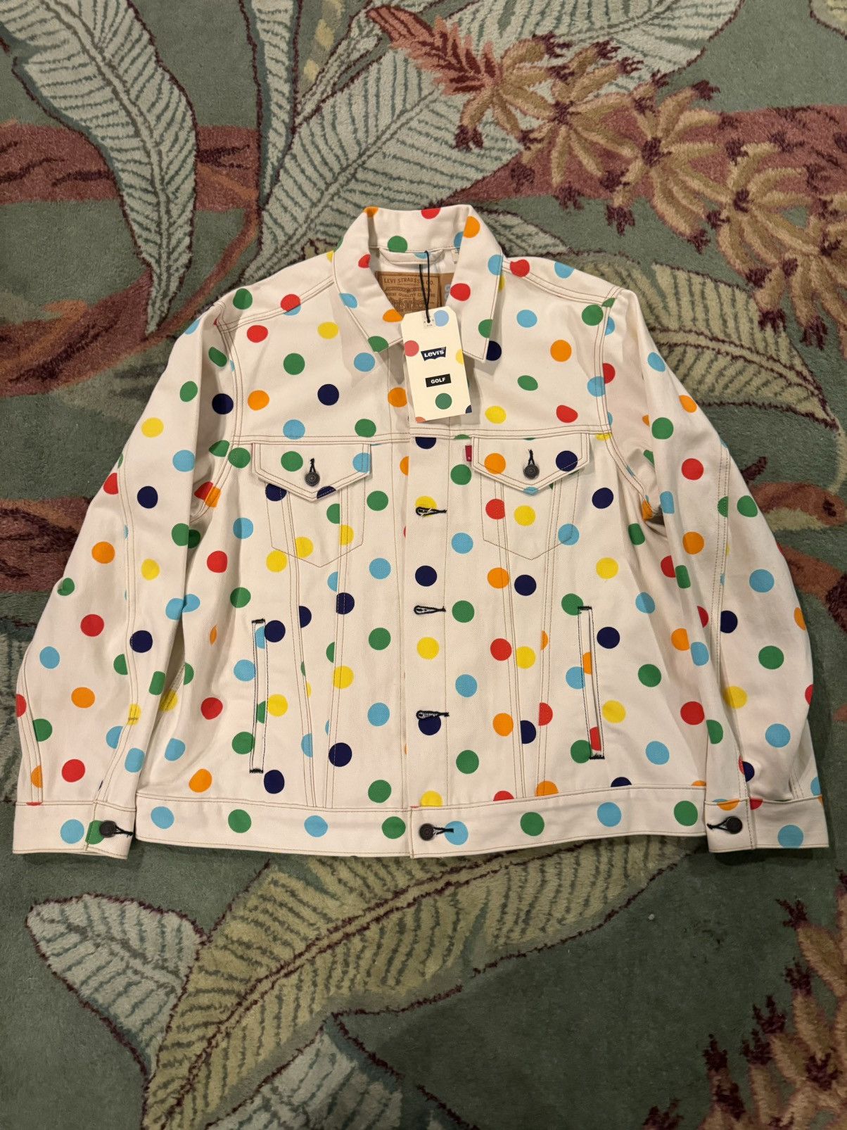Golf le Fleur GOLF WANG x Levi’s polka dot jacket Size US XL / EU 56 / 4 - 1 Thumbnail