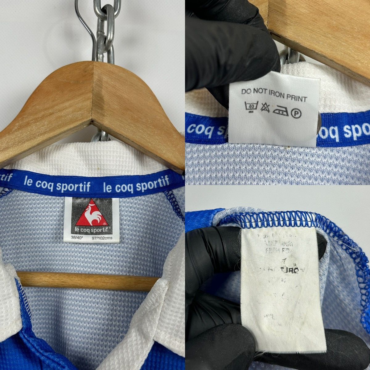 Le Coq Sportif 1998/99 Le Coq Sportif Birmingham City Vintage Soccer Jersey Size US L / EU 52-54 / 3 - 18 Thumbnail