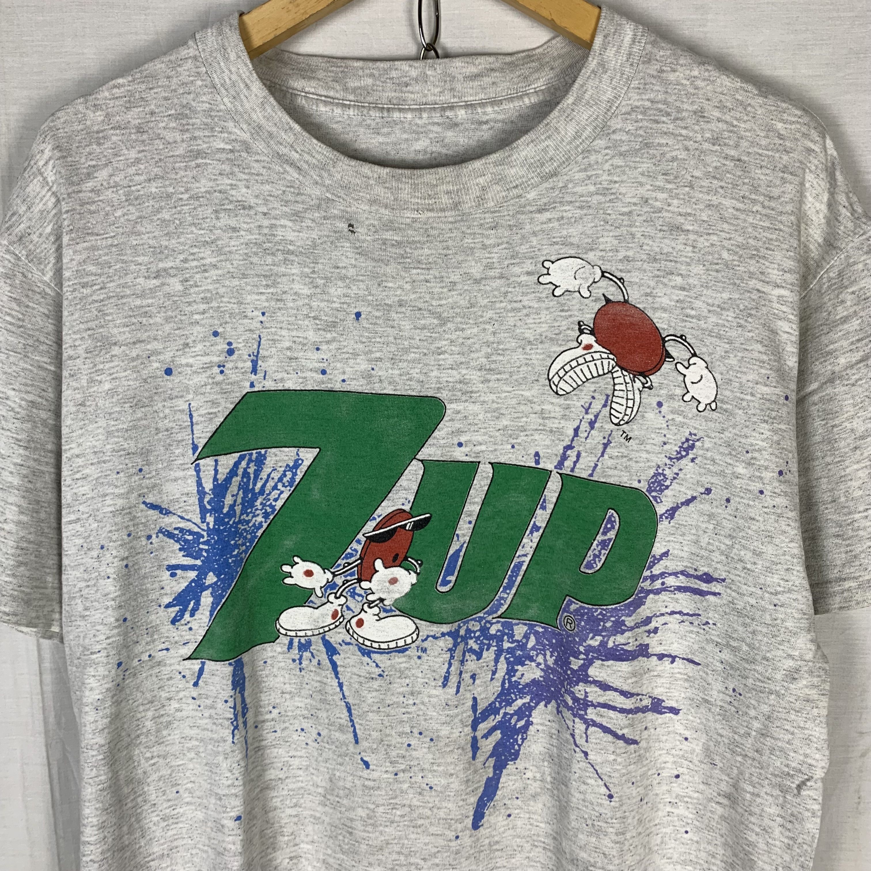 Vintage Vintage 7up Tshirt Size US L / EU 52-54 / 3 - 2 Thumbnail