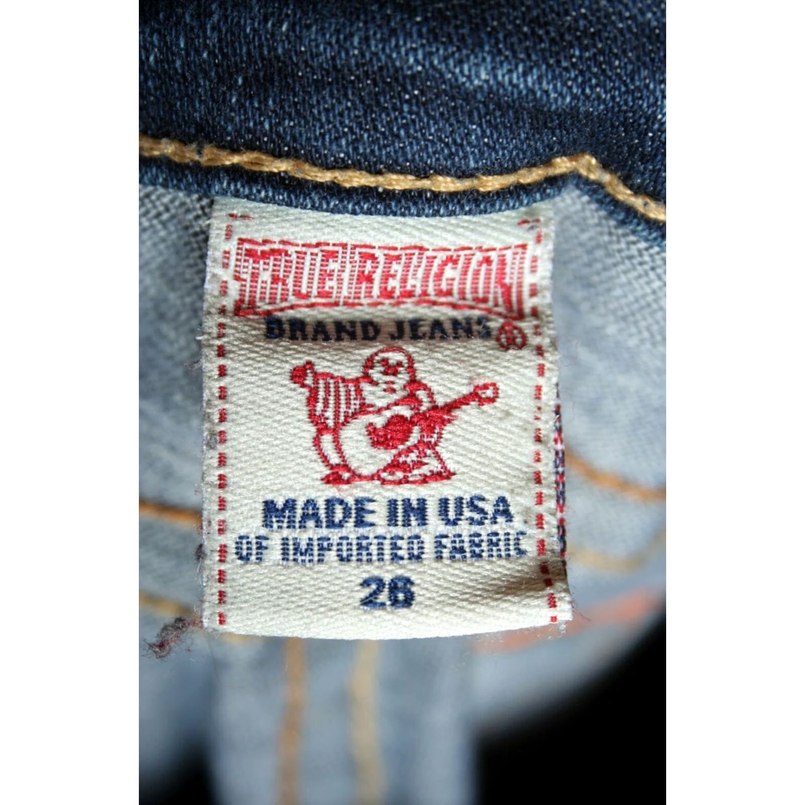 True Religion TRUE RELIGION Stella Blue Stretch Denim Skinny Jeans Sz. 26 Womens Jeans 28x35 Slim Skinny Rise 7" Inseam 35" Denim 99% Cotton 1% Elastin Size 26" / US 2 / IT 38 - 7 Thumbnail