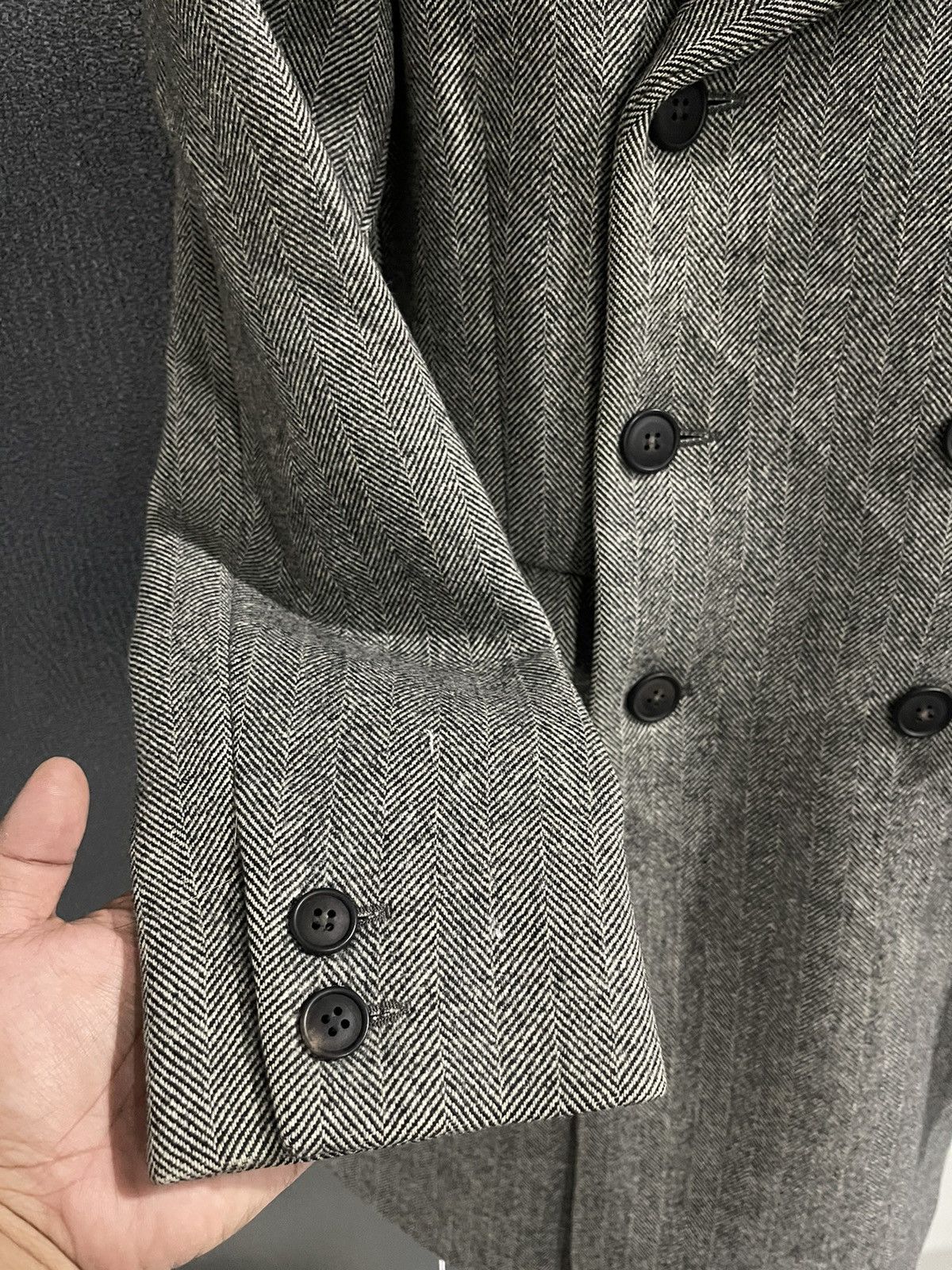 A.P.C. Vintage A.P.C Double Breasted Wool Coat Jacket Size S / US 4 / IT 40 - 9 Thumbnail