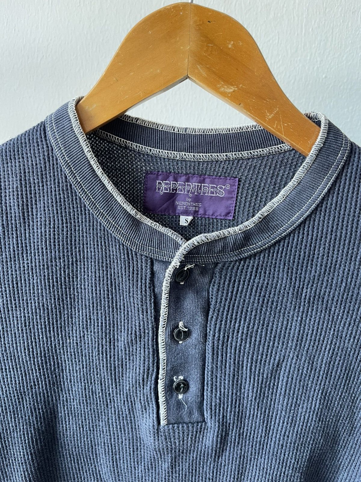 Needles Nepenthes Purple Label Waffle Tee 10 Size US M / EU 48-50 / 2 - 3 Thumbnail