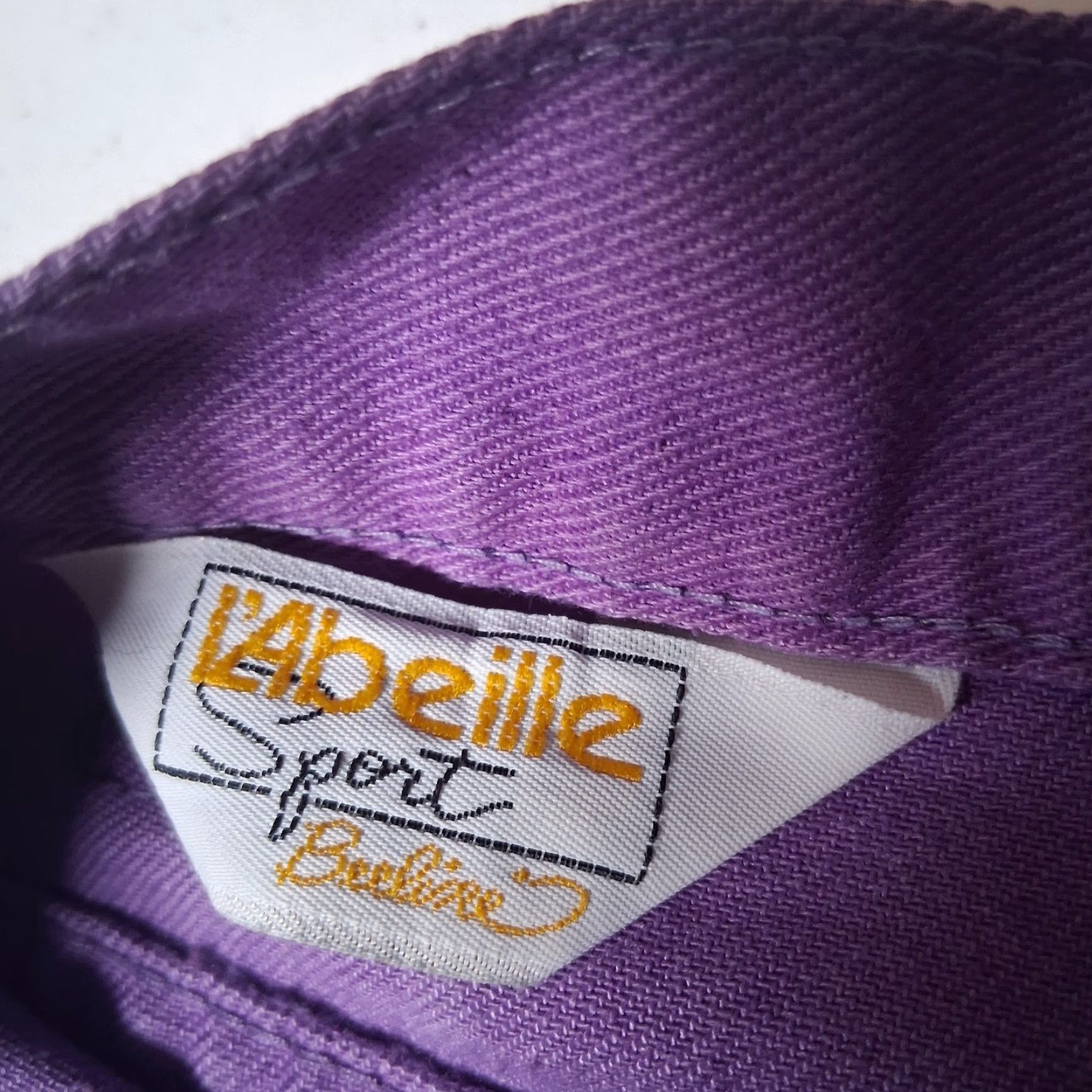 Vintage VINTAGE L'Abeille Sport by Beeline Pants 23x27 Purple Pleated Drop Waist Womens Stretch 1980s 1990s Retro Size 32" / US 10 / IT 46 - 5 Thumbnail
