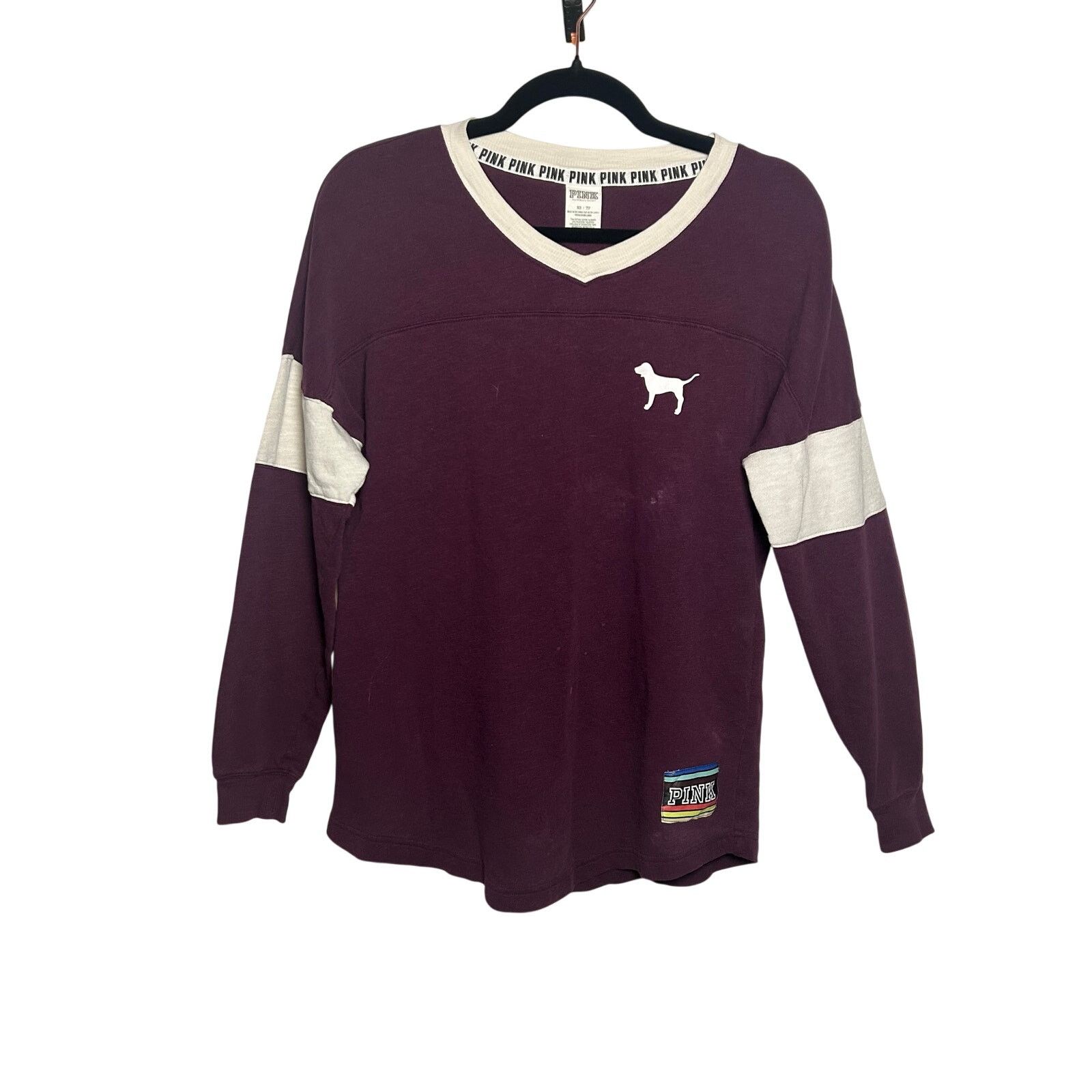 Victoria's Secret PINK Victoria's Secret Maroon Rainbow Spirit XS Loungewear Size XS / US 0-2 / IT 36-38 - 1 Thumbnail