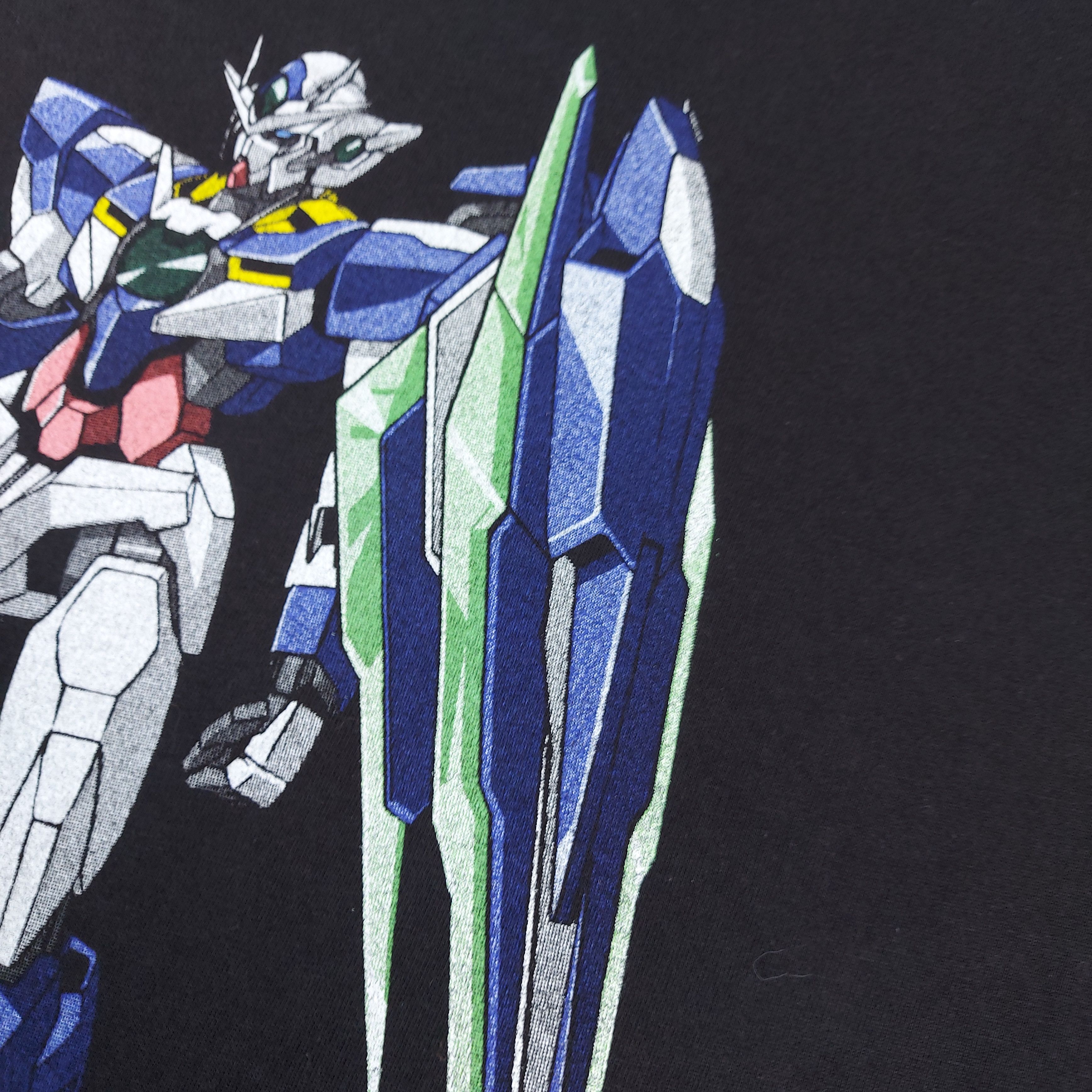 Anime Vintage Y2K Mobile Suit Gundam 00 The Movie Glitter TEE Size US M / EU 48-50 / 2 - 8 Thumbnail
