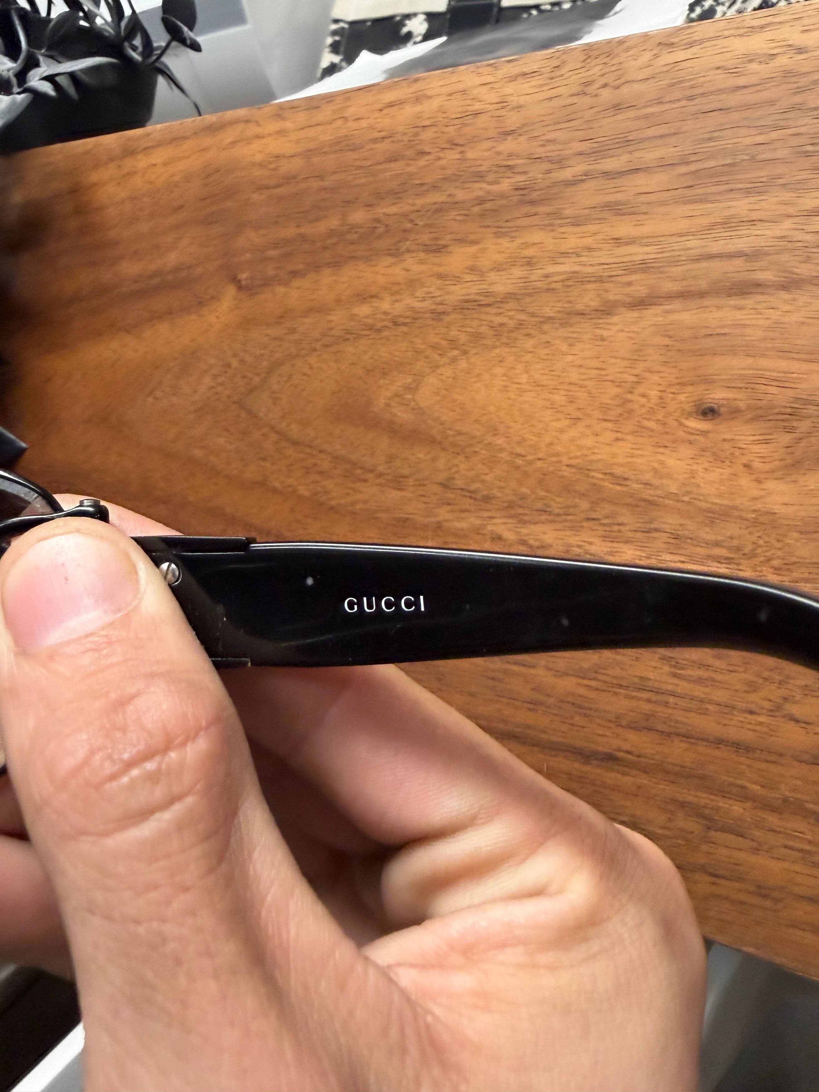 Gucci Gucci Black Guccisima Monogram ‘Horsebit’ Sunglasses Size ONE SIZE - 5 Thumbnail