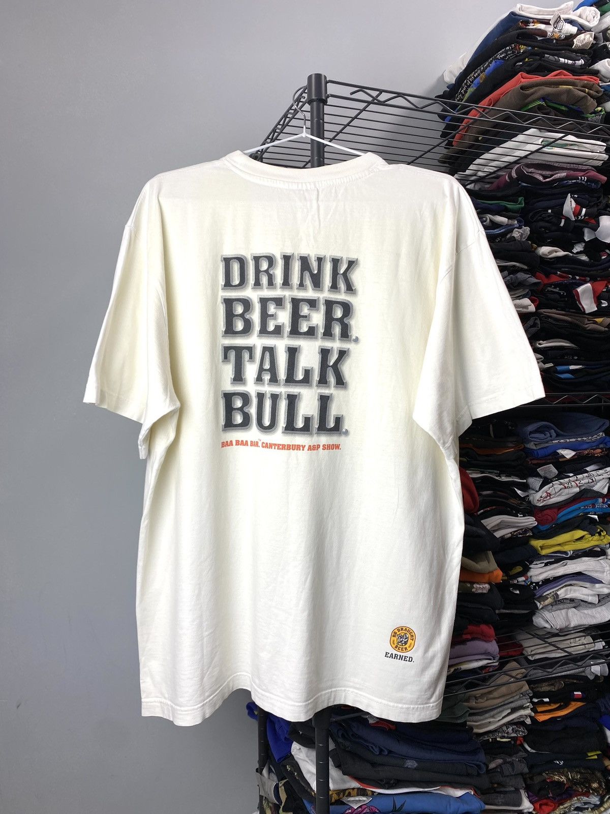 Vintage 90’s Vintage Draught Beer T Shirt Coors Budweiser Size US XL / EU 56 / 4 - 1 Thumbnail