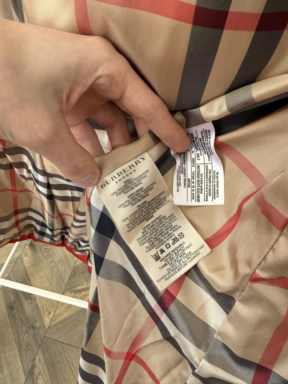 Burberry Vintage Burberry Belted Puffer Jacket Nova Check Women Size XS / US 0-2 / IT 36-38 - 13 Thumbnail