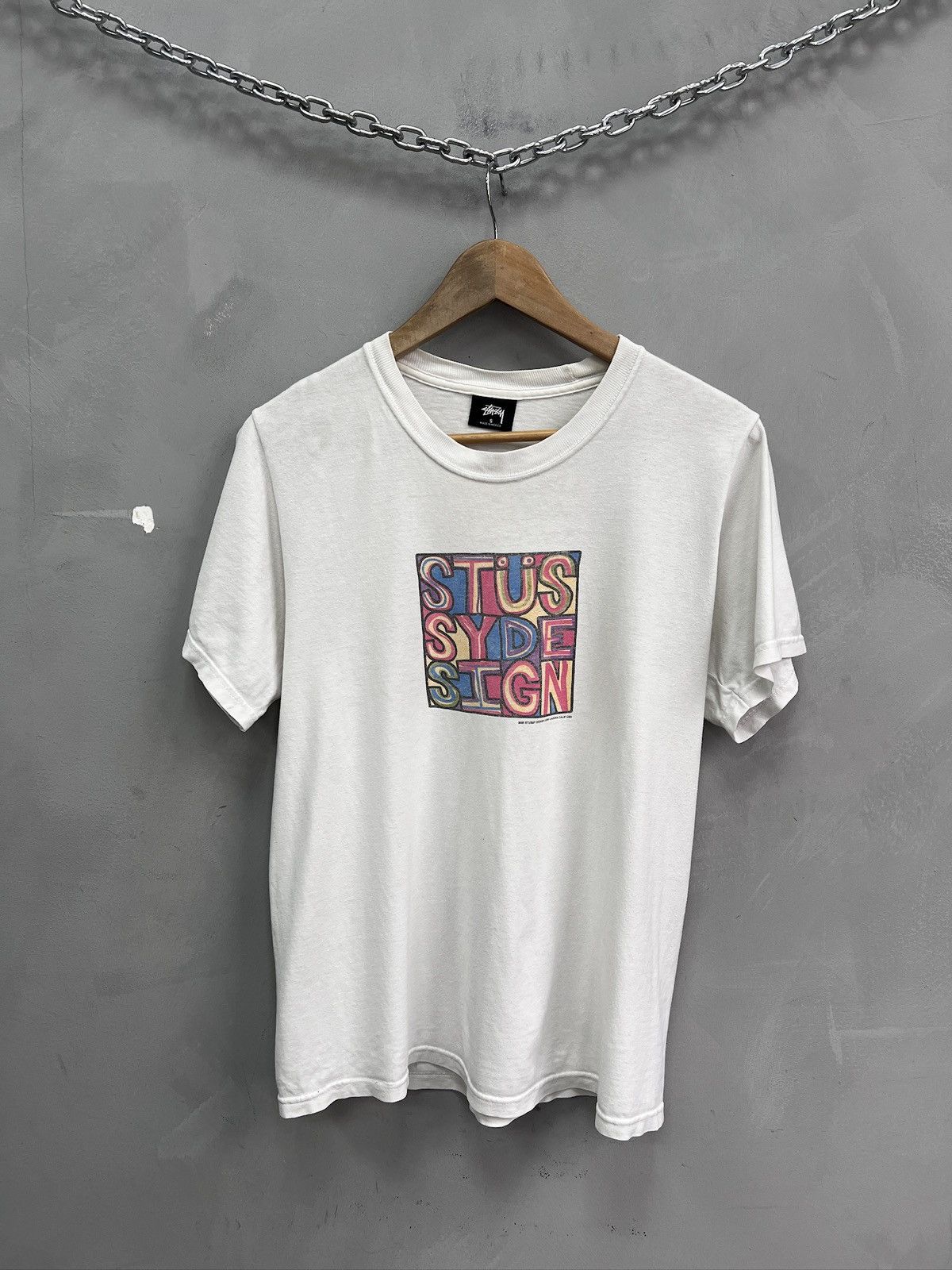 Stussy Stussy streetwear big logo 90s t shirt y2k Size US S / EU 44-46 / 1 - 1 Thumbnail