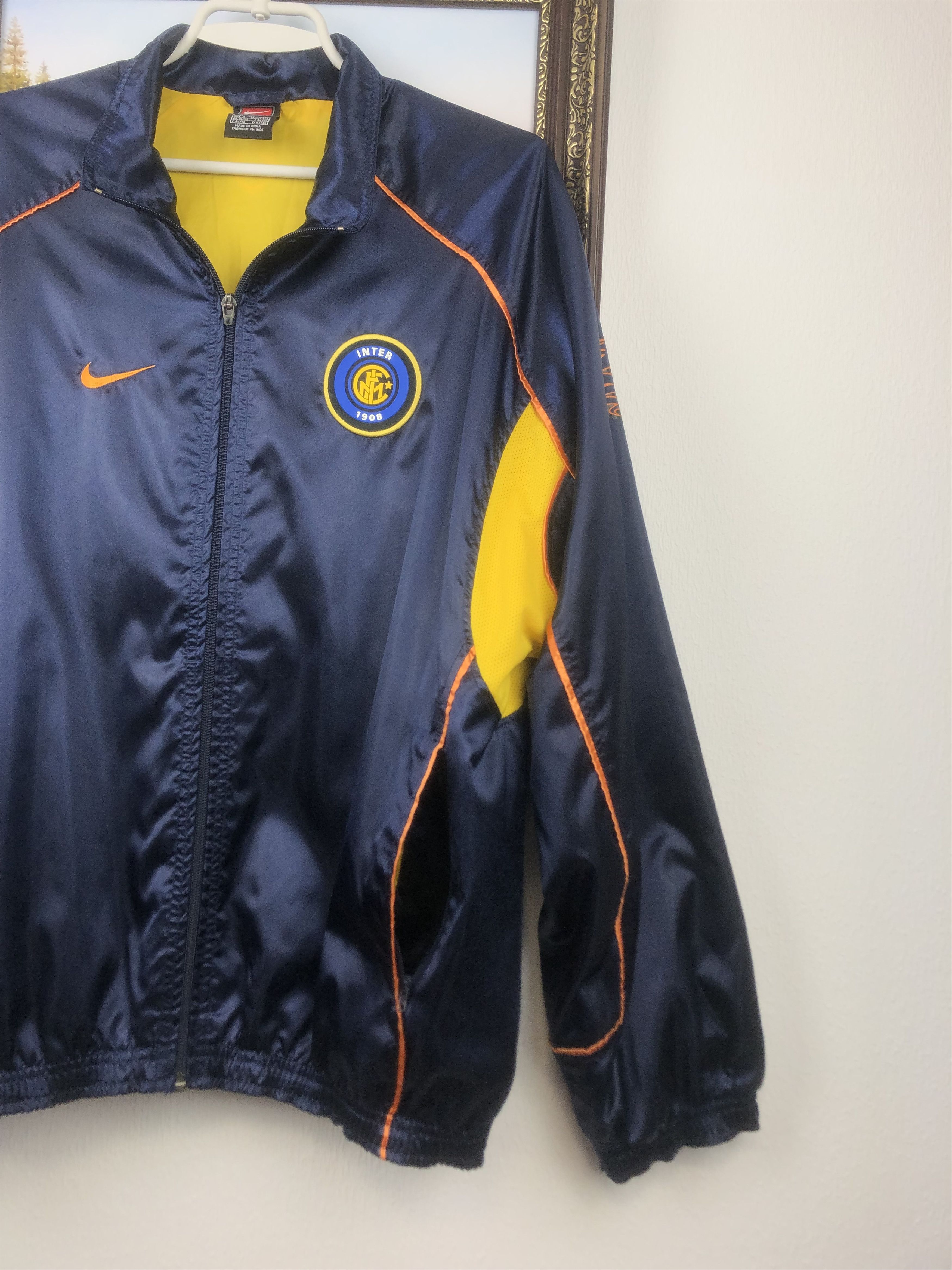 Nike Vintage 90's Nike Internazionale Inter Jacket Soccer Track Size US S / EU 44-46 / 1 - 8 Thumbnail
