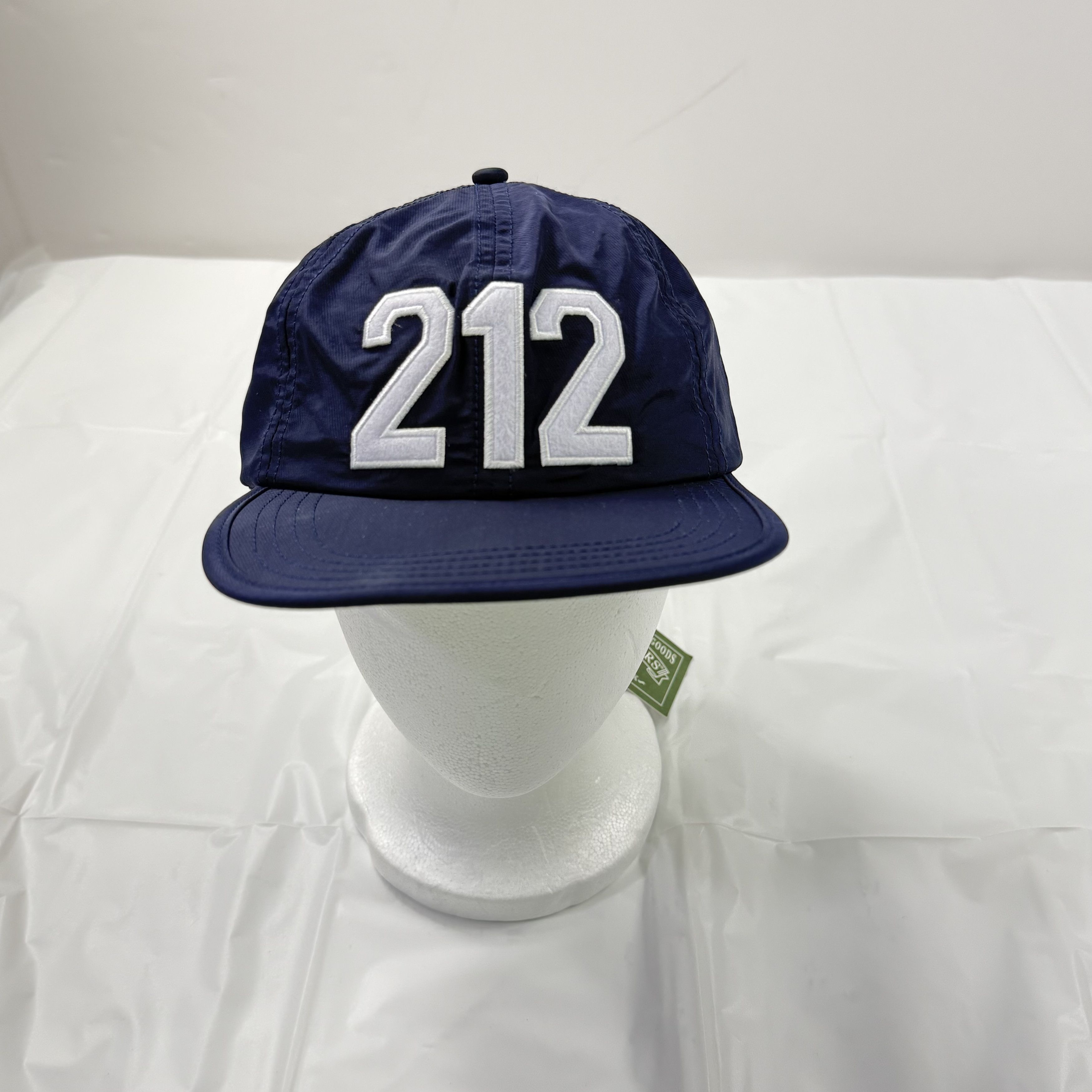 DENIM TEARS Denim Tears 212 Nylon Hat Navy Blue Adjustable Strapback Size ONE SIZE - 1 Thumbnail