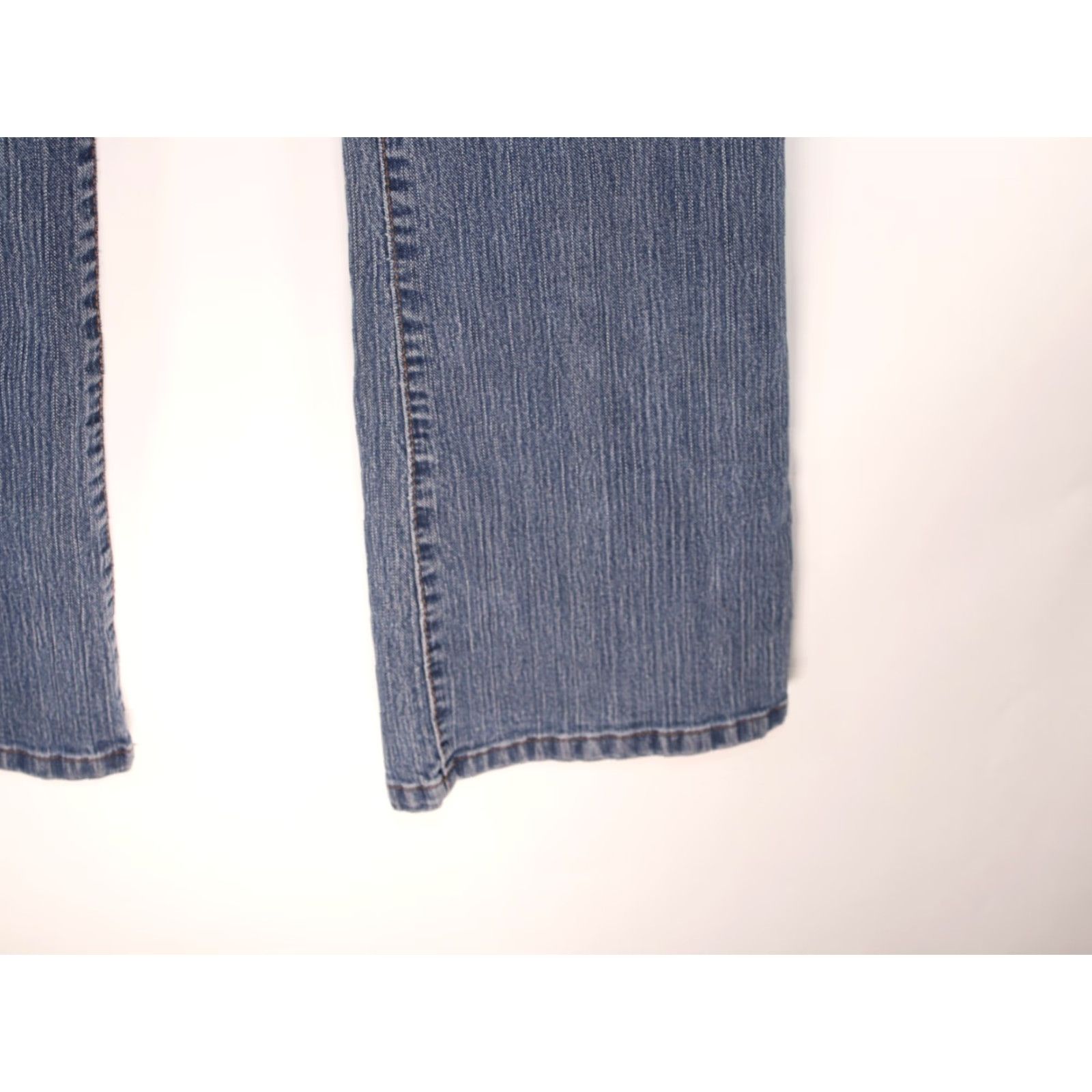 Nine West Nine West Sams Arielle Boot Cut Jeans Womens Size 8 Blue 28X30 Stretch Denim Regular Rise High Jeans Bootscut Size 28" / US 6 / IT 42 - 3 Thumbnail