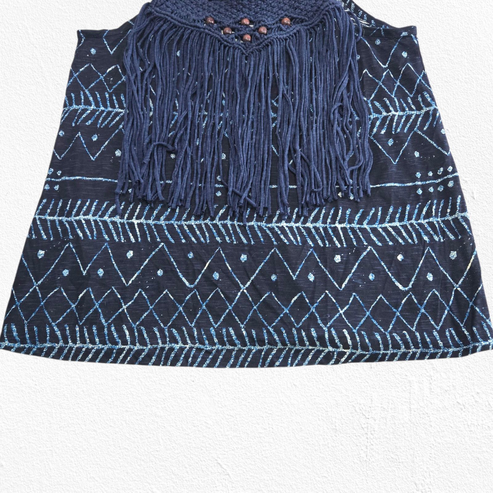 Denim & Supply Ralph Lauren Denim & Supply Ralph Lauren Boho Macrame Fringe Tank Large Size L / US 10 / IT 46 - 8 Thumbnail