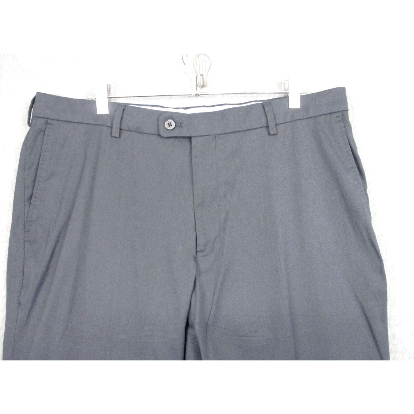 Peter Millar Peter Millar Pants Mens 36x32 Gray Microfiber Chino Straight Leg Stretch Golf Size US 36 / EU 52 - 2 Thumbnail