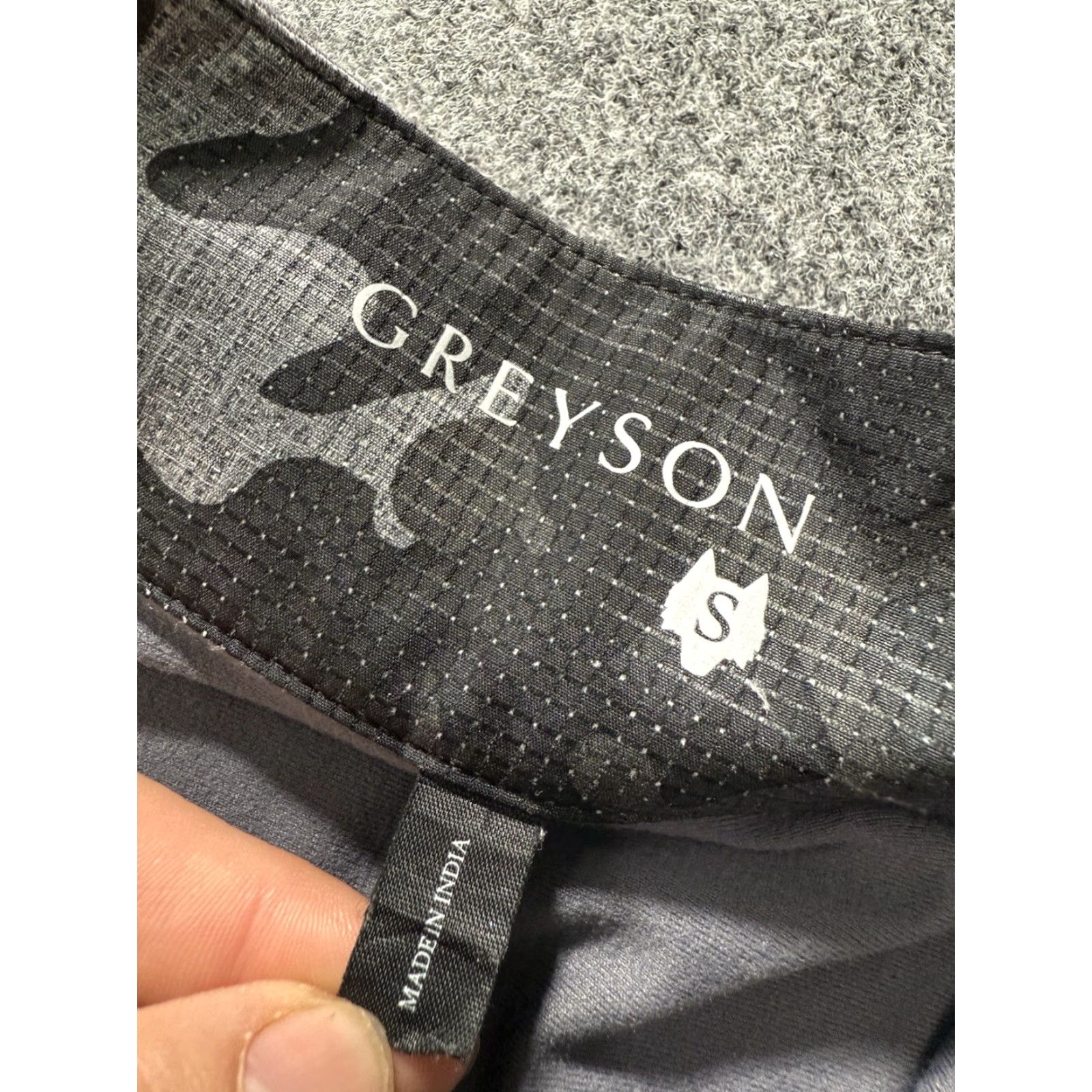 Vintage Greyson Pullover Men’s Small Gray Tate 1/4 Zip Performance Golf Stretch Shirt Size US S / EU 44-46 / 1 - 3 Thumbnail