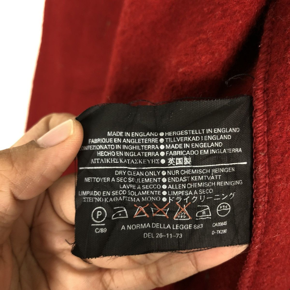 Gloverall 🔥Rich Red - Wool Duffle Coats Jacket Gloveral Made England Size US M / EU 48-50 / 2 - 15 Thumbnail