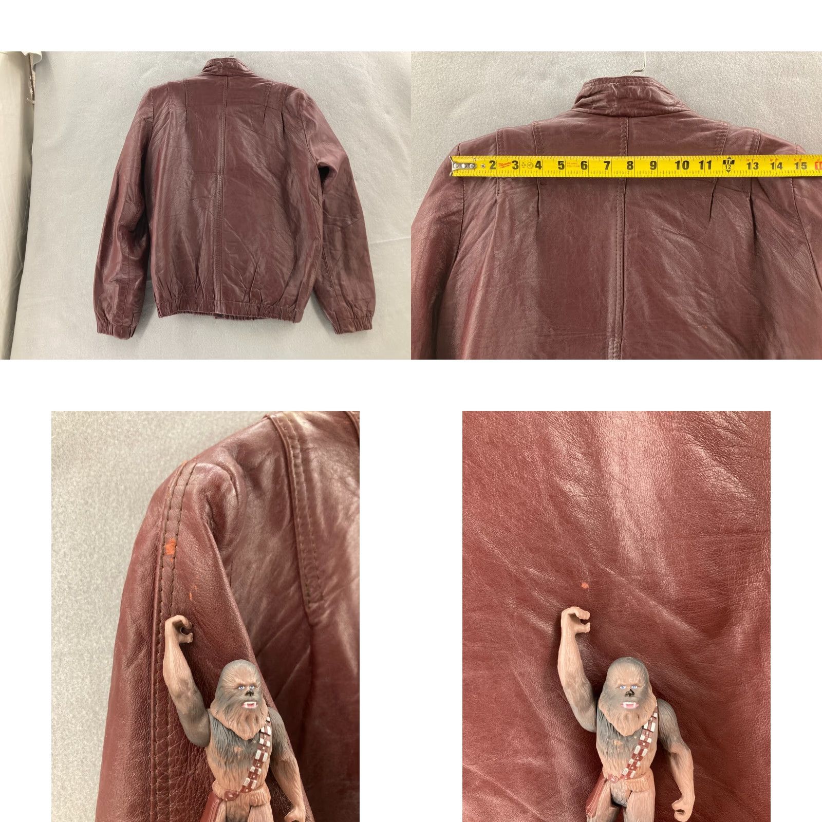 Vintage VINTAGE Malec Leather Biker Jacket and Pants Womens Small Brown 80s 90s Motorcycle Size 28" / US 6 / IT 42 - 8 Thumbnail