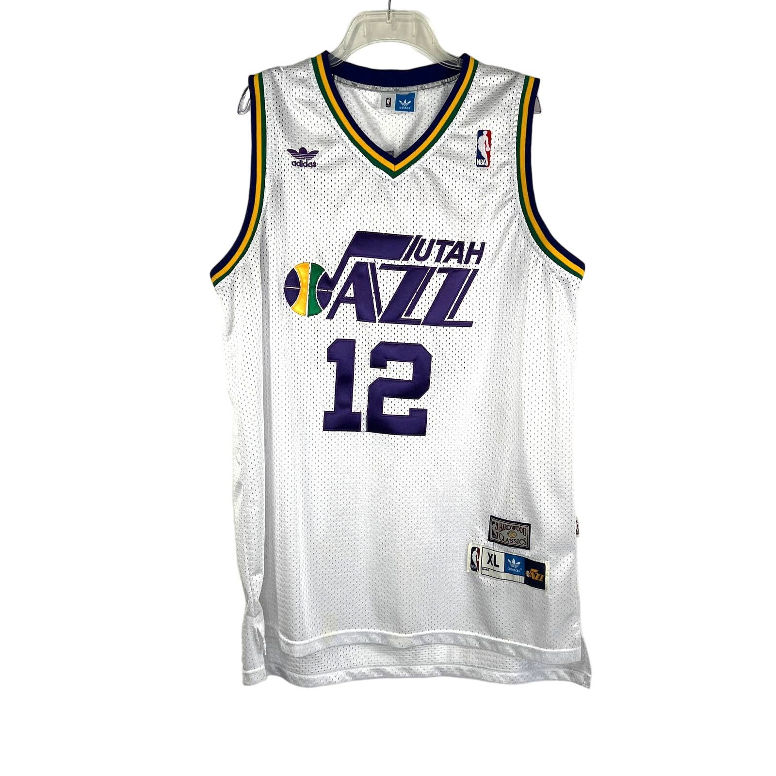 NBA NBA Adidas Stockton Basketball Jersey Utah Jazz Size US XL / EU 56 / 4 - 2 Thumbnail