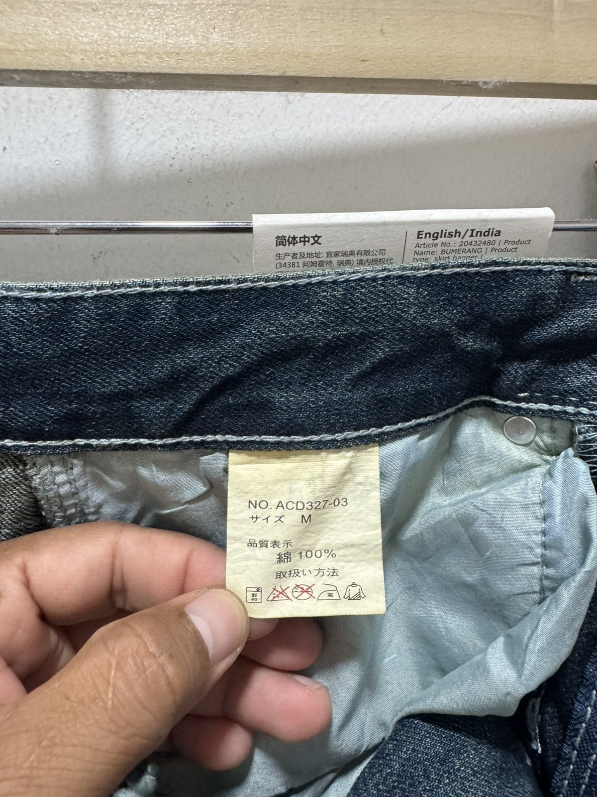 Vintage VINTAGE ARCADE CARGO STYLE RARE DISTRESSED DENIM JEANS Size US 29 - 17 Thumbnail
