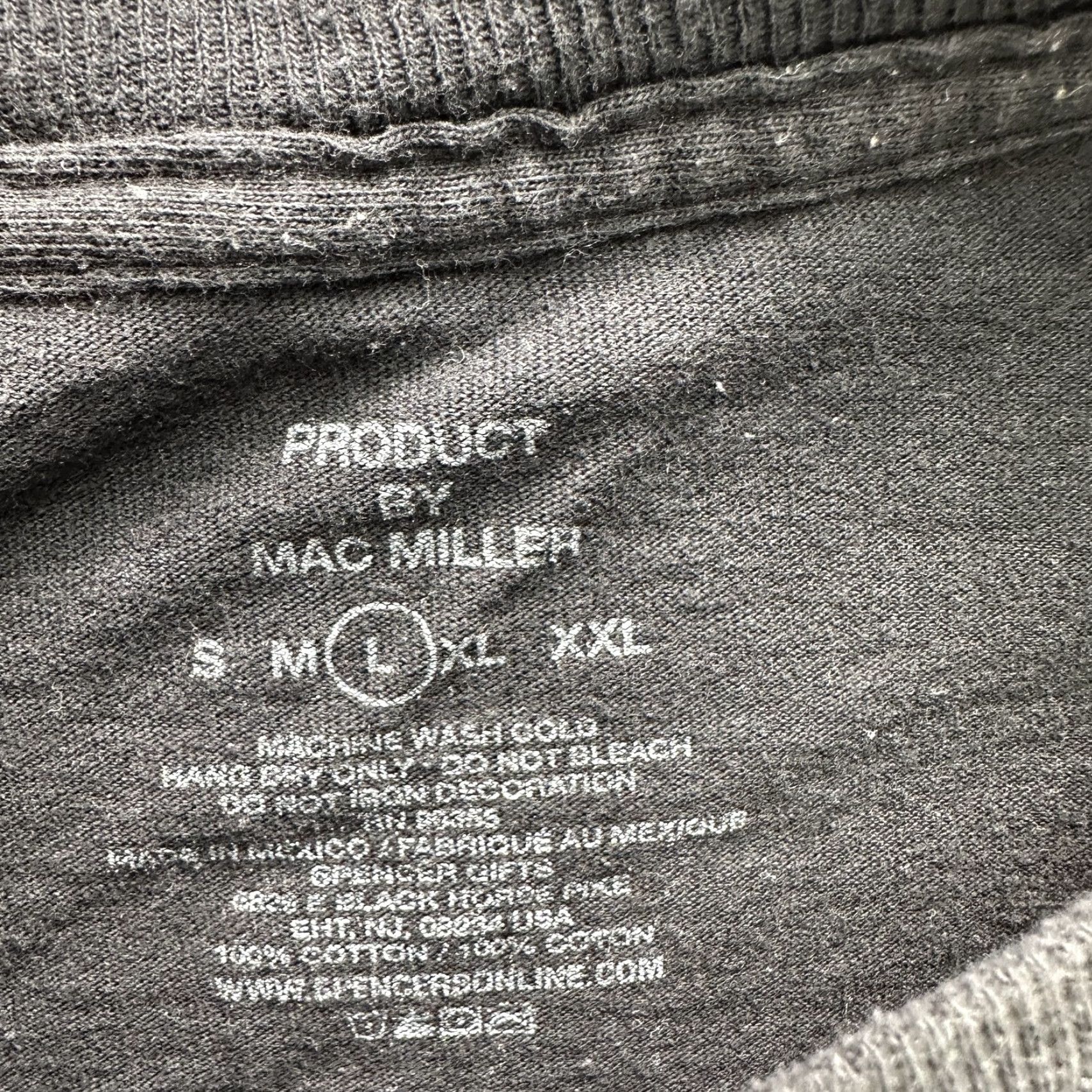 Vintage Mac Miller Shirt Mens Large Black Graphic Tee Hip Hop Artist Merch Size US L / EU 52-54 / 3 - 3 Thumbnail