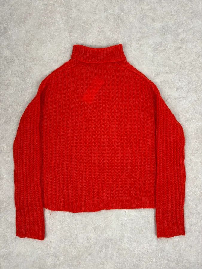 Marni FW2019 Marni Red Mohair Turtleneck Sweater Size US S / EU 44-46 / 1 - 7 Thumbnail