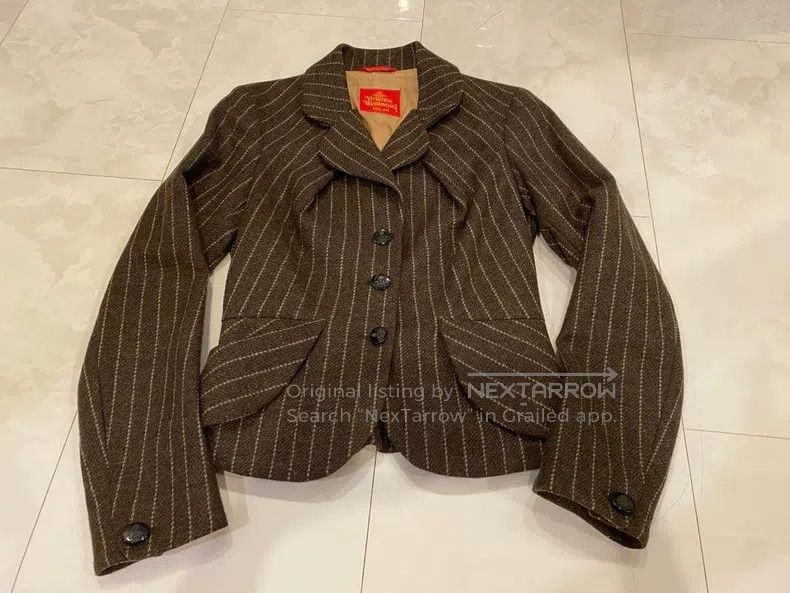 Vivienne Westwood Vivienne Westwood Striped Blazer Jacket Size M / US 6-8 / IT 42-44 - 1 Thumbnail