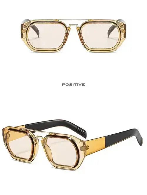 Electric Visual Yellow Frame Retro Style Sunglasess Size ONE SIZE - 4 Thumbnail