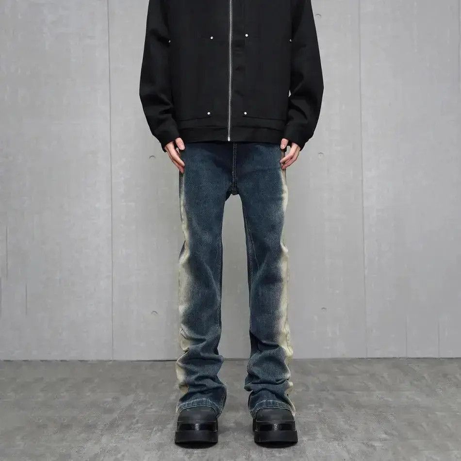 Japanese Brand Slim Flared Streetwear Vintage Design Jeans Size US 32 / EU 48 - 4 Thumbnail