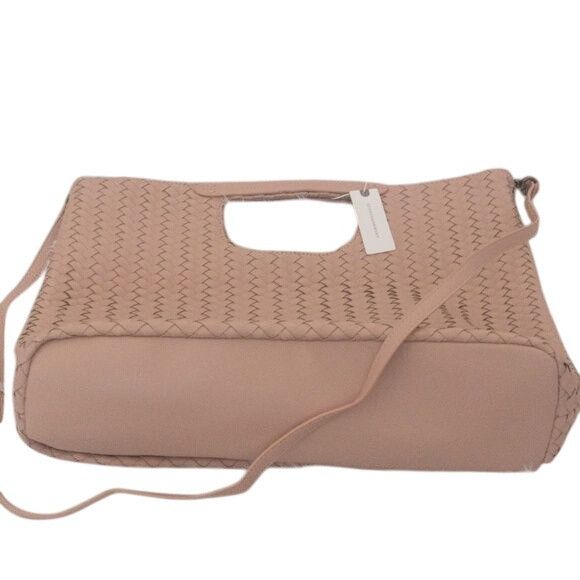 Anthropologie Anthropologie Rose Gold Oversized Woven Tote Bag Size ONE SIZE - 4 Thumbnail