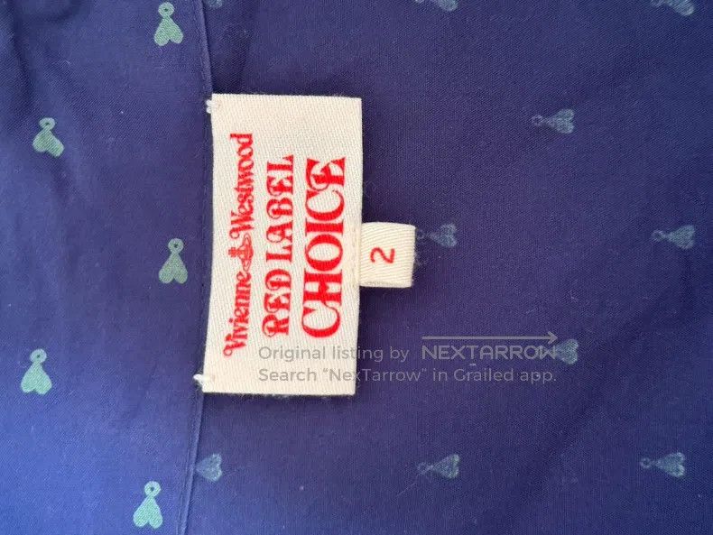 Vivienne Westwood Vivienne Westwood Blue, navy, or dark blue shirt with a bo Size M / US 6-8 / IT 42-44 - 5 Thumbnail