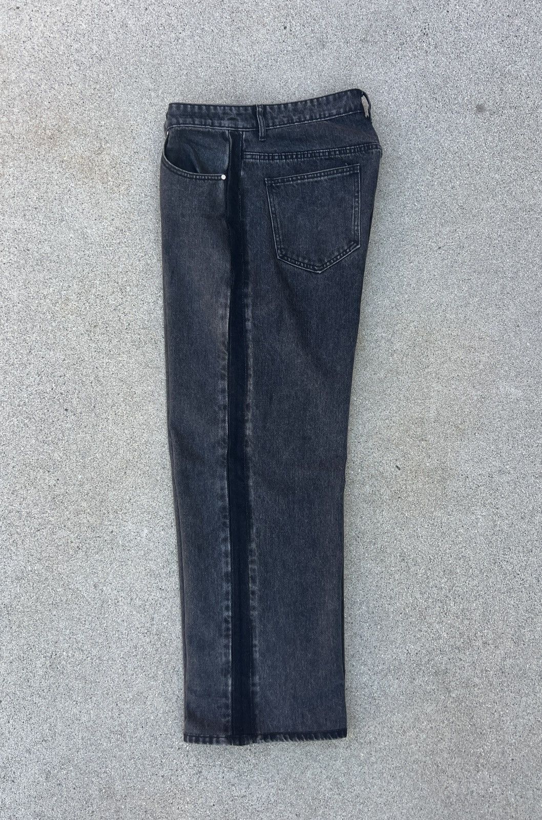 basketcase gallery LAX Straight Side Seam Jeans Size US 34 / EU 50 - 3 Thumbnail
