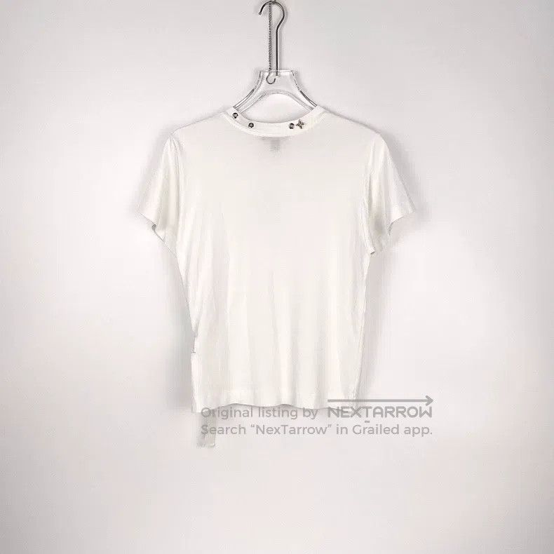 Louis Vuitton Louis Vuitton White metal logo belt short sleeves Size US XL / EU 56 / 4 - 4 Thumbnail