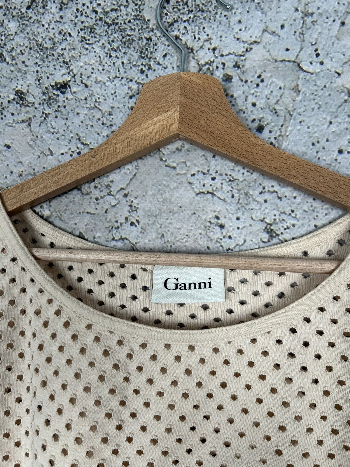 Vintage Ganni Distressed Oversized Tee Avant Garde Minimalist Size US M / EU 48-50 / 2 - 5 Thumbnail