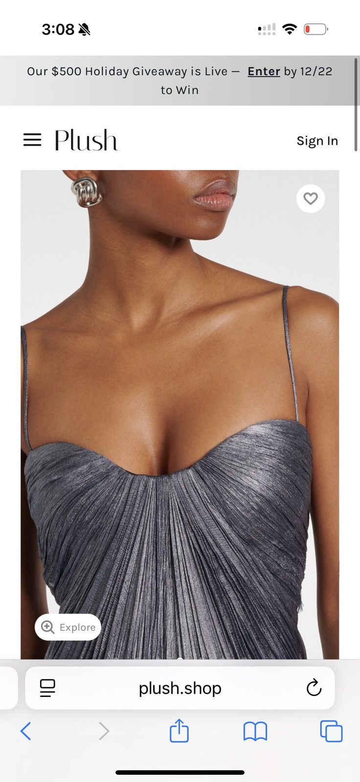 Other Maria Lucia Hohan Victoria gown in Nightfall Size XS / US 0-2 / IT 36-38 - 4 Thumbnail
