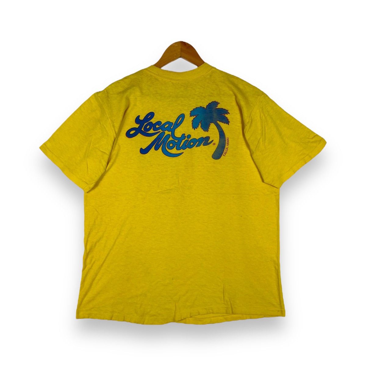 True Vintage 70's LOCAL MOTION Kailua Hawaii Surfing Tee