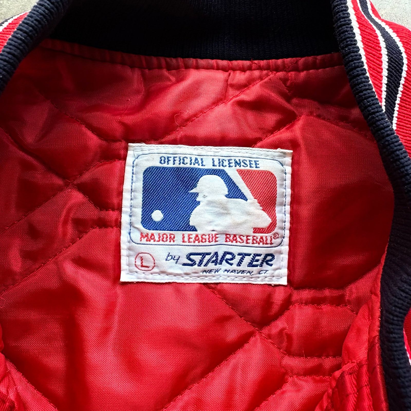 MLB × Starter × Vintage Vintage 80s Cardinals Satin Starter Jacket Size US L / EU 52-54 / 3 - 3 Thumbnail