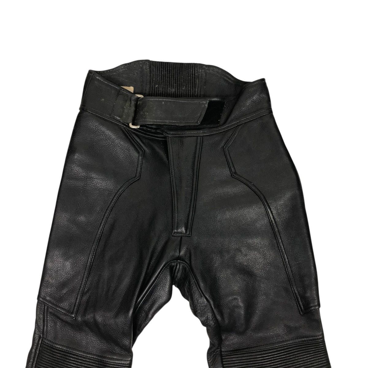 Genuine Leather 🔥VINTAGE GENUINE LEATHER BIKER PANTS HIVE ISSEY MIYAKE Size US 28 / EU 44 - 9 Thumbnail