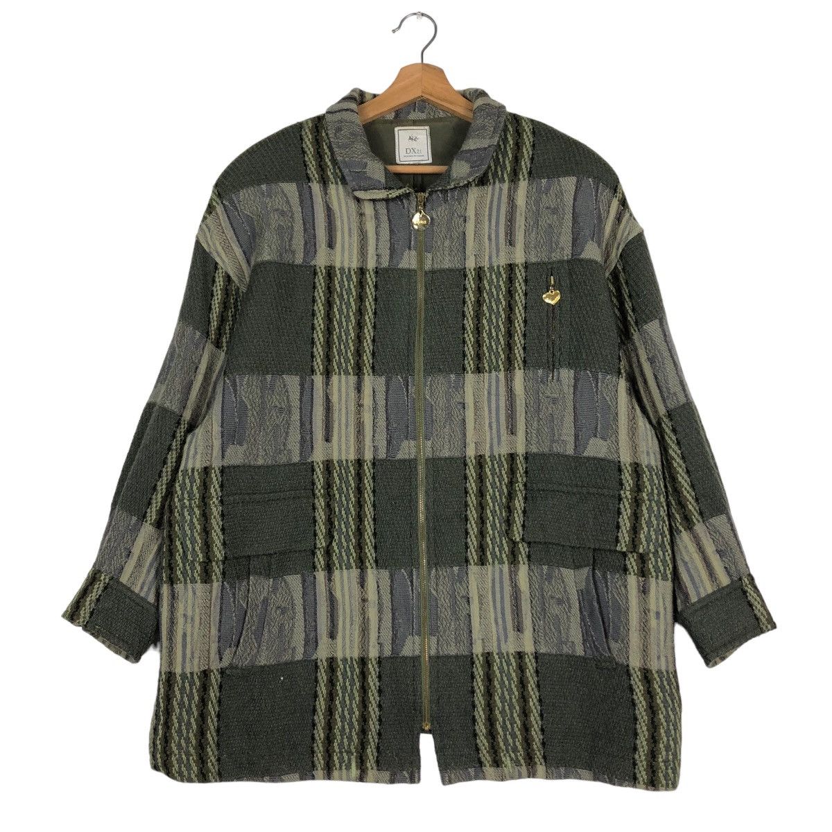 🔥Vintage Chore Jacket DX21 Japan Tartan Design Issey Miyake