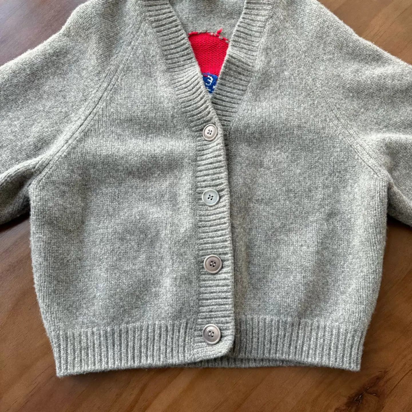 Kenzo KENZO Embroidered Crabapple Wool Cardigan Size L Size L / US 10 / IT 46 - 4 Thumbnail