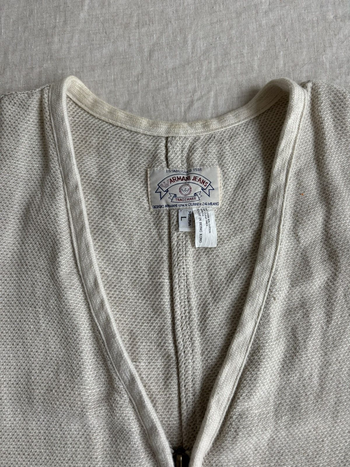 Armani Giorgio Armani Jeans Vest Size US L / EU 52-54 / 3 - 2 Thumbnail