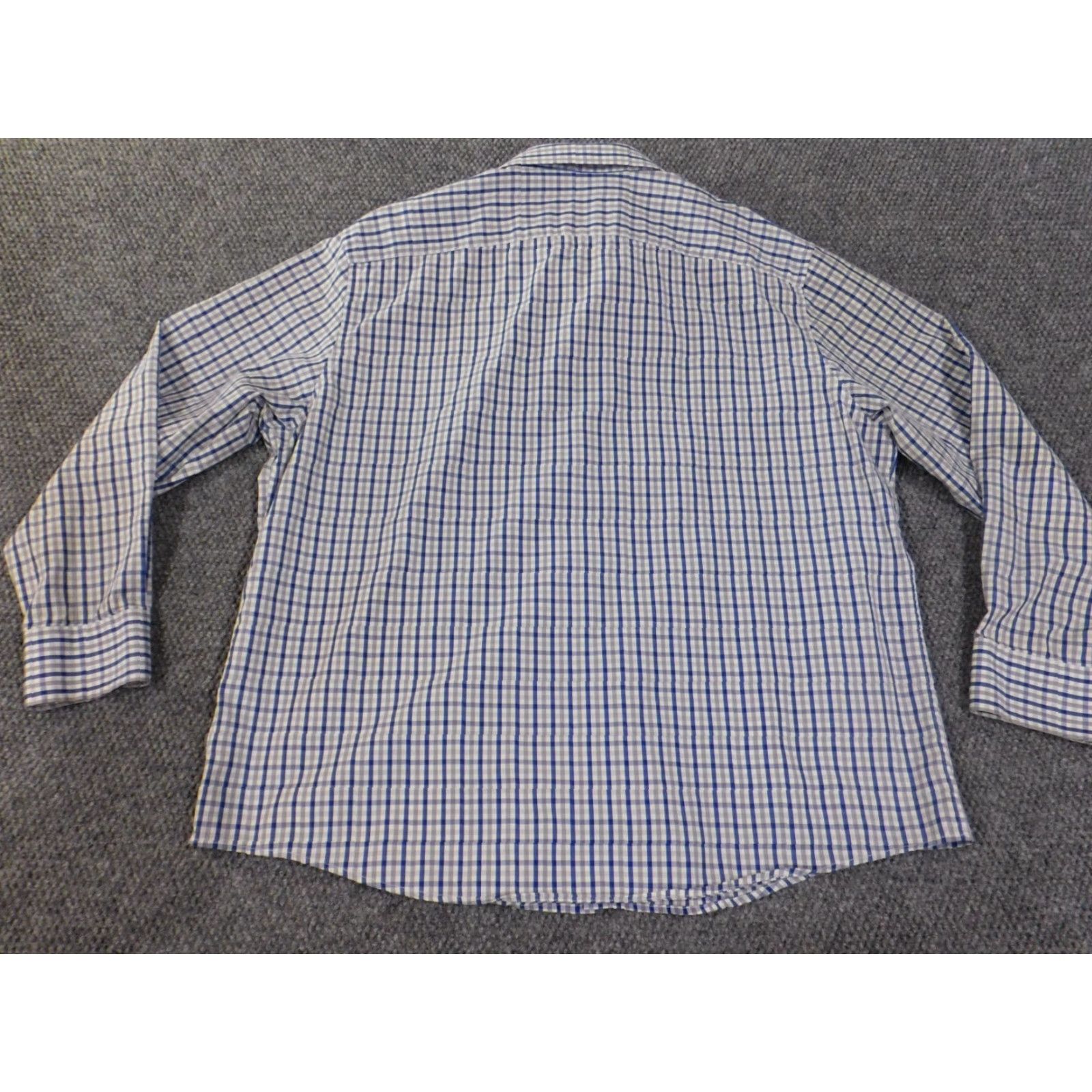 UNTUCKit UNTUCKit Shirt 3XL Long Sleeve Blue Mens Button-Up Collared Classic Business Casual Shirt Size US XXL / EU 58 / 5 - 5 Thumbnail